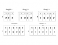 GN trays layout