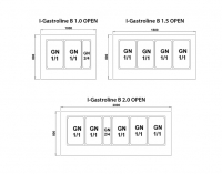 GN trays layout