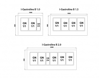 GN trays layout