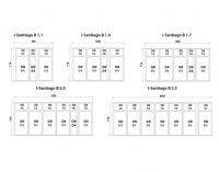 GN trays layout